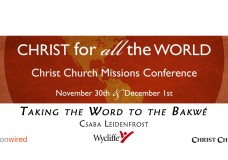 Taking the Word to the Bakwé: Csaba Leidenfrost (Christ Church Missions Conference 2012)